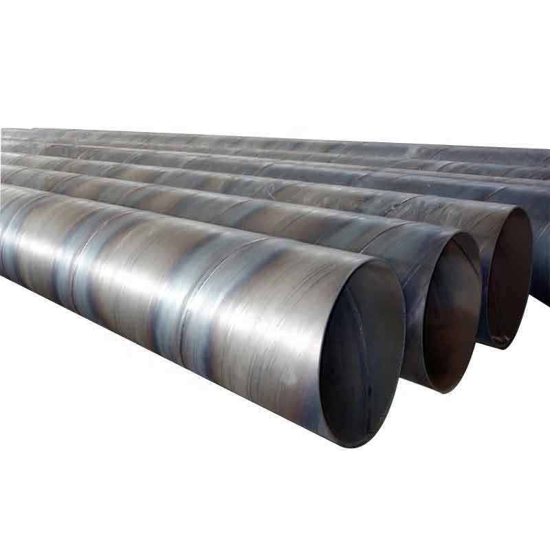 Decoiling tubo di tubo in acciaio al carbonio spirale leggera saldatura sezione cava supporto personalizzato saldata con forma di sezione rotonda