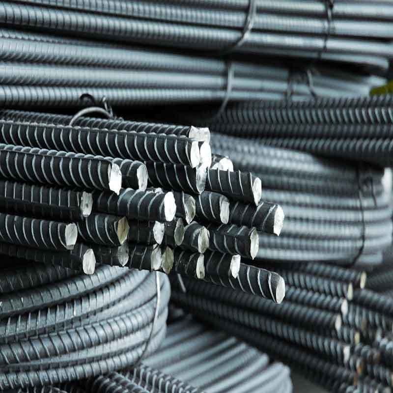 Tolleranza ± 1% HRB400 / HRB500 Barra di acciaio per costruzioni Barre rotonde rinforzate in calcestruzzo resistenti alla corrosione