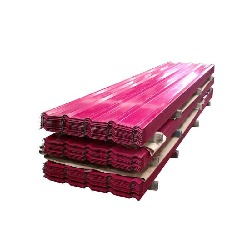 Colore personalizzato Colore Ral 1 mm 2 mm 4 x 8 piedi lamiere di copertura in acciaio ondulato galvanizzato per materiali da costruzione in metallo