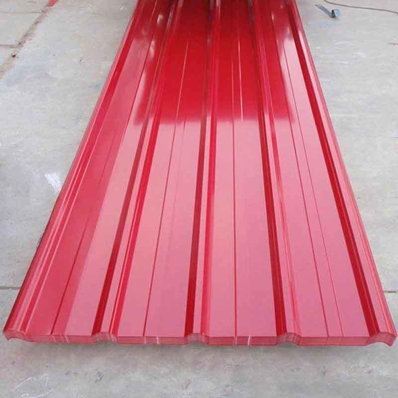 Piastra ondulata di tipo piastrelle multiple di calibro 26 Zinc Coating Aluminium 60g Piastra d'acciaio per bobine Ppgl laminate a freddo