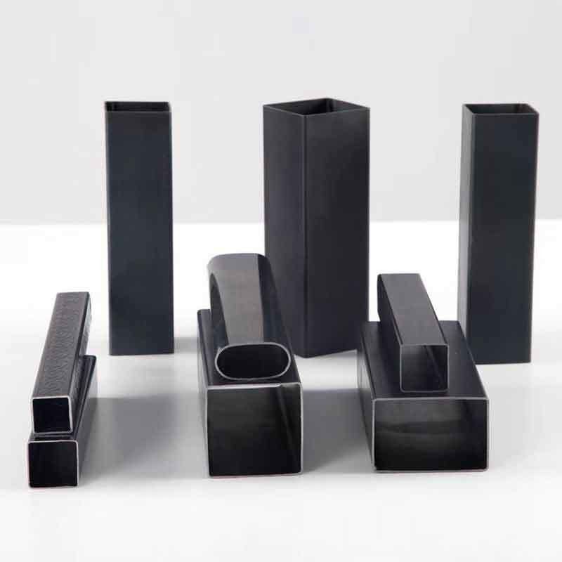 Sezione Forma Quadrato 40x40x3 19x19 Quadrato tubo di acciaio 16mm costruzione tubo di acciaio rettangolare tubo nero tubo quadrato