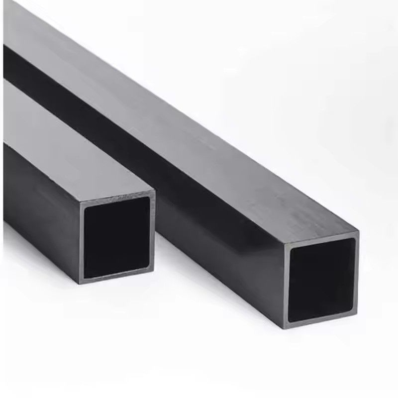 Forma di sezione quadrata 30x30x3 mm 23 mm Lunghezza 6m S355 Tubo di ferro nero saldato Tubo quadrato di acciaio al carbonio