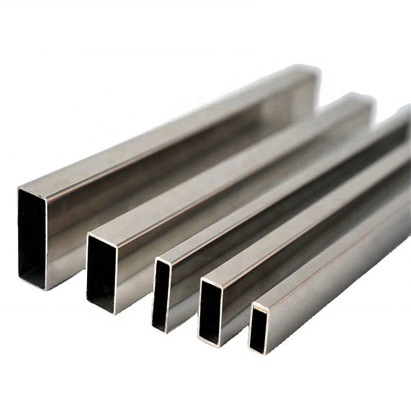 316 Acciaio inossidabile tubo quadrato rettangolare senza cuciture ASTM Standard Grade 409L per la costruzione industriale per peso teorico