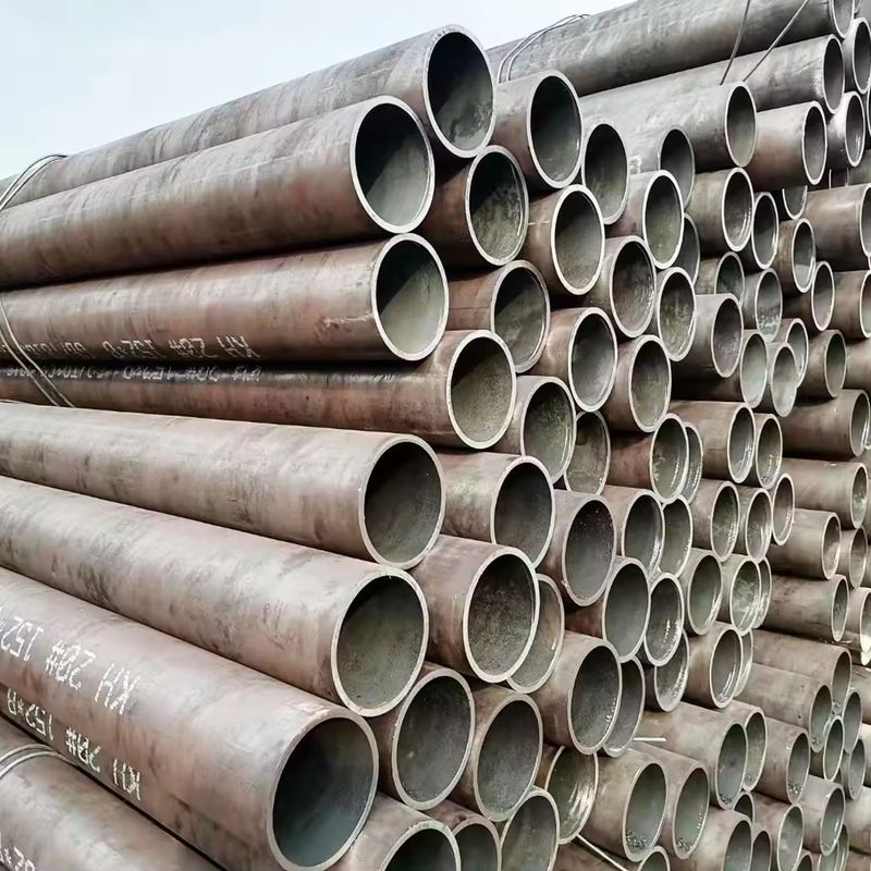12M Lunghezza laminato a caldo ASTM 335 p5 56 pollici tubo cilindrico senza saldatura in acciaio al carbonio per applicazioni ad alta temperatura