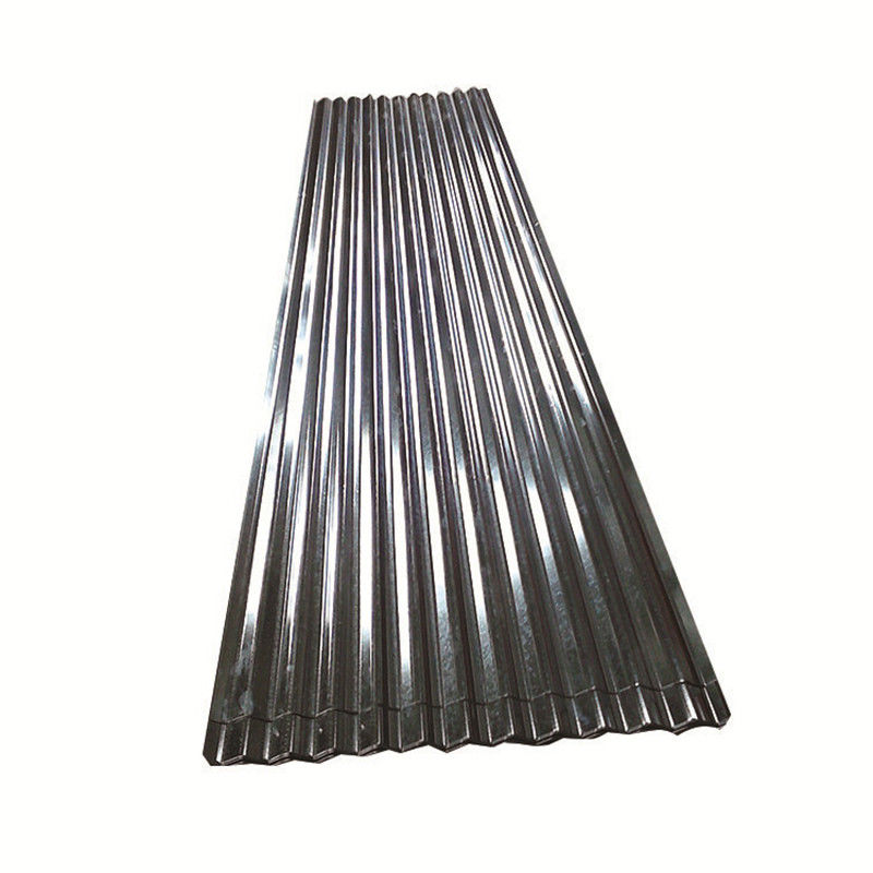 Decoiling 0.4mm 24 Gauge Galvanizzato 4ft x 16ft 35 Fogli di ferro lamiere di acciaio ondulato Piastrelle di acciaio scuotere Roofing Roof Metal Panels